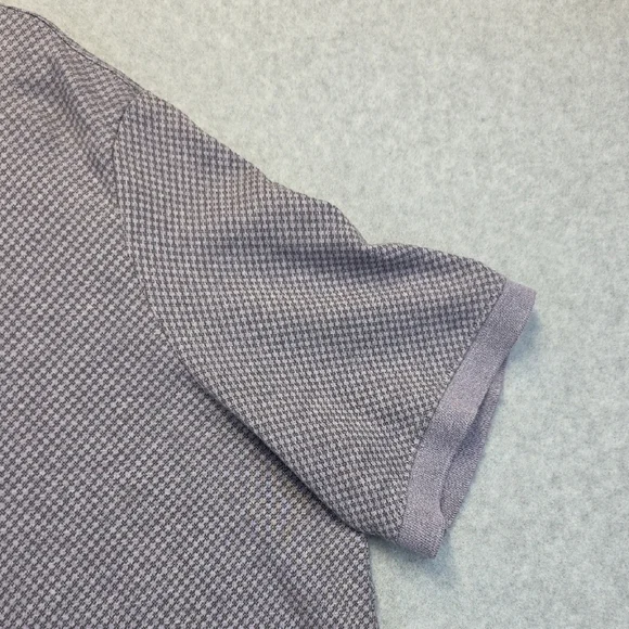 Lands' End Men's Lavender Polo Shirt - Picture 3 of 9